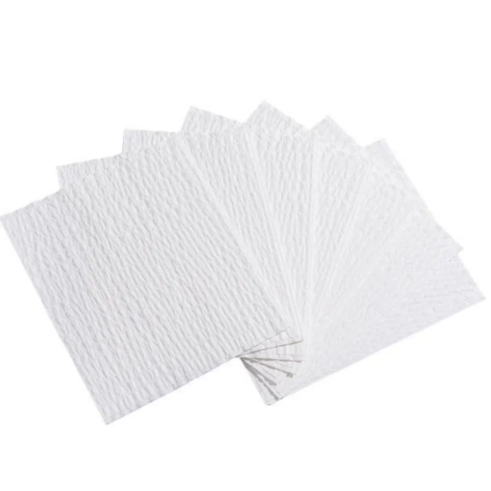 40*40cm/40*50cm 3/4ply Reinforced Paper Towel Disposable Surgical Paper Hand Absorbent Wipes Fluorescent Free Scrim Blotting Towel