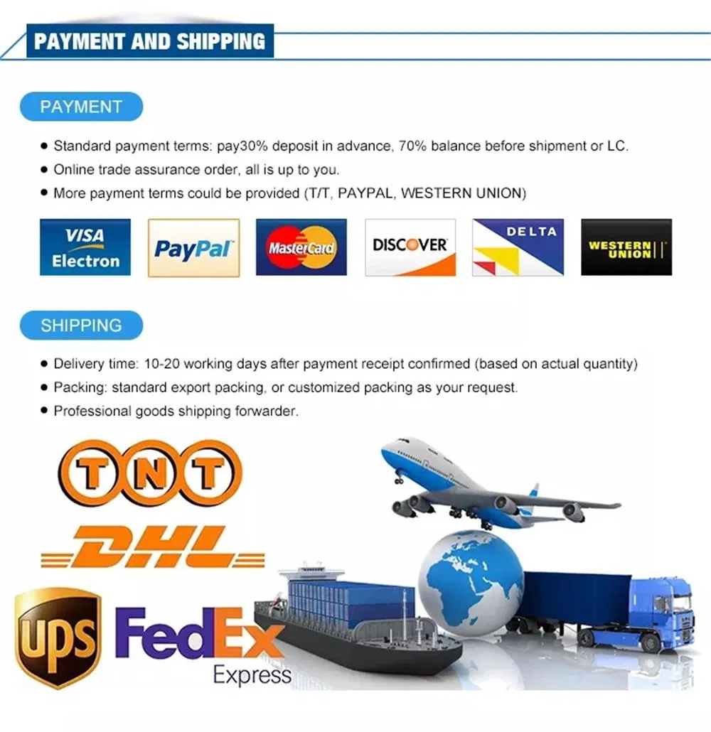 Shipping and Payment