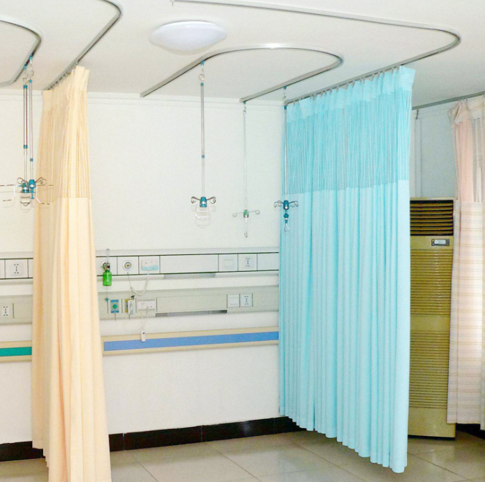 Durable Bed Curtains Fire Retardant Hospital Medical Curtains