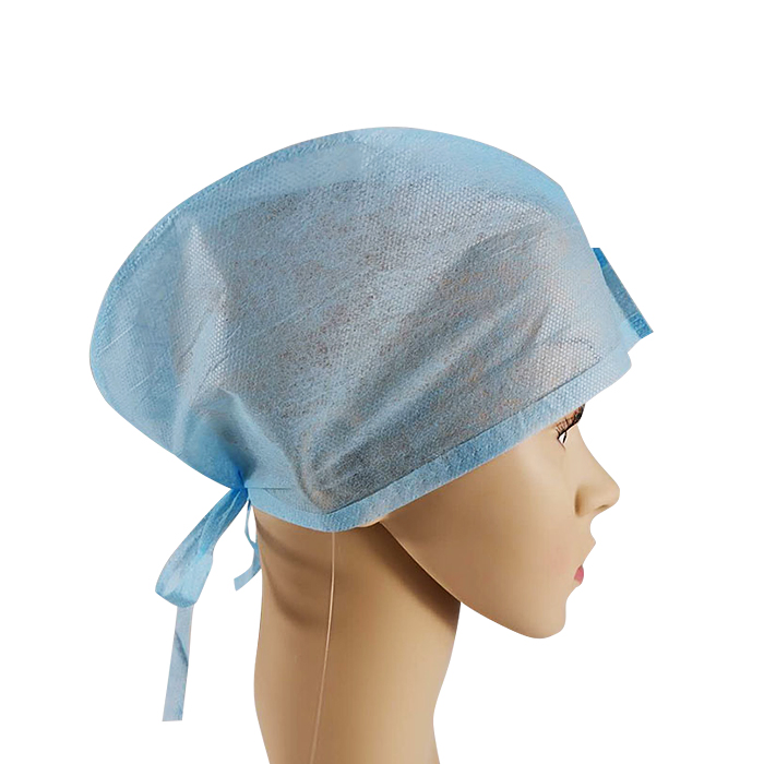 Xiantao Professional Supplier Customized Spp Nonwoven Nurse Cap Tie-Back Medical Isolation Surgical Hoods Helmets Cap Surgeon Disposable for Surgical Doctors