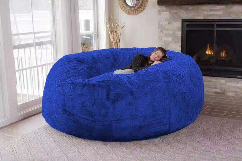 2025 Indoor Foldable Large Sofa Quilted Pillow Cover for Bean Bag