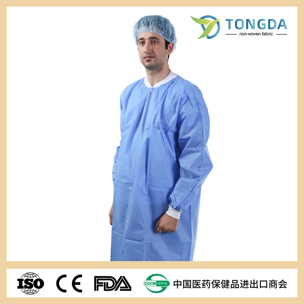 Factory PP Disposable Dustproof Lab Coat