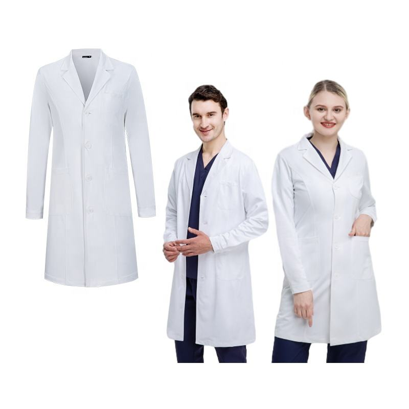 New Style Highly Recommended Factory Cheap Women&Men Lab Coat Custom Logo&Colors Professional Anti-Static Scrub Lab Coats