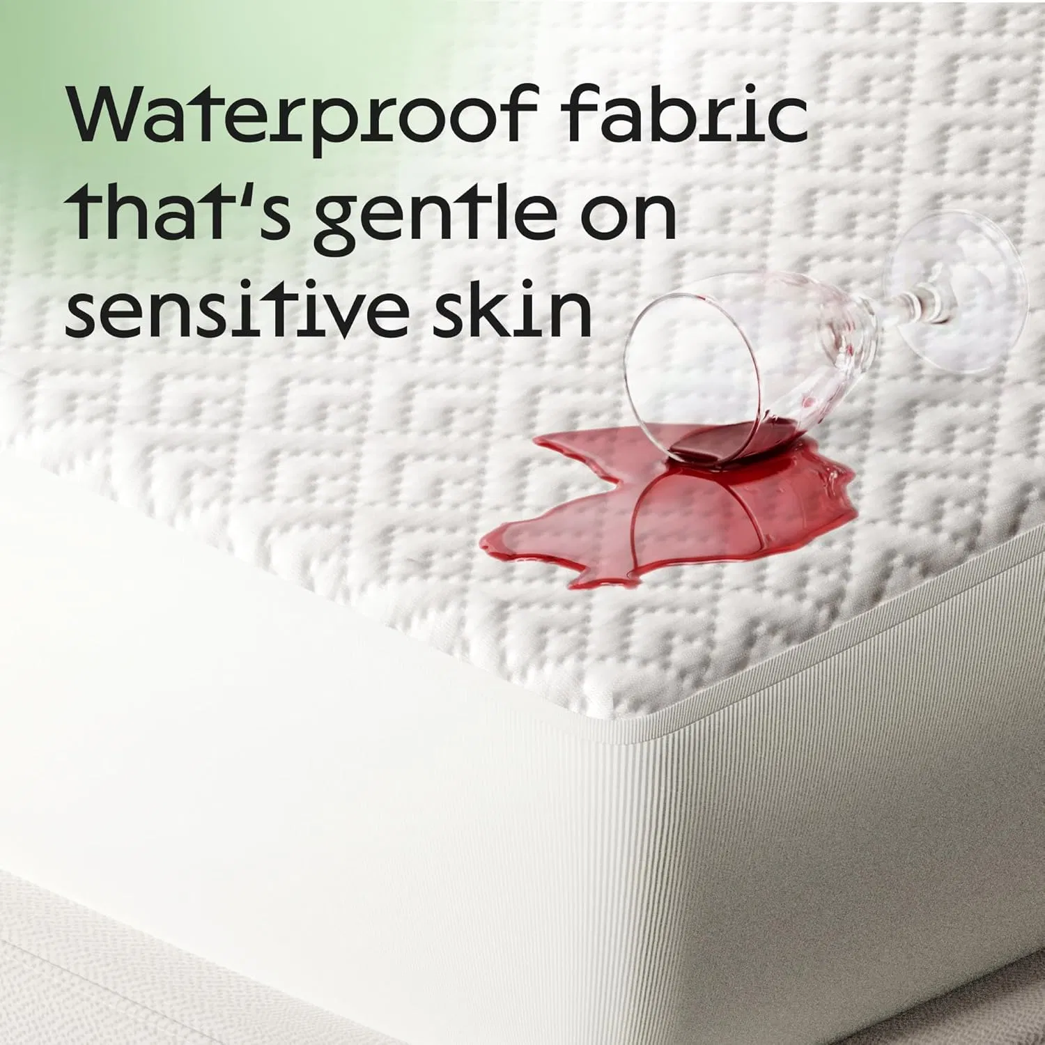 Eco-Friendly Bamboo Waterproof Mattress Protector for Adults