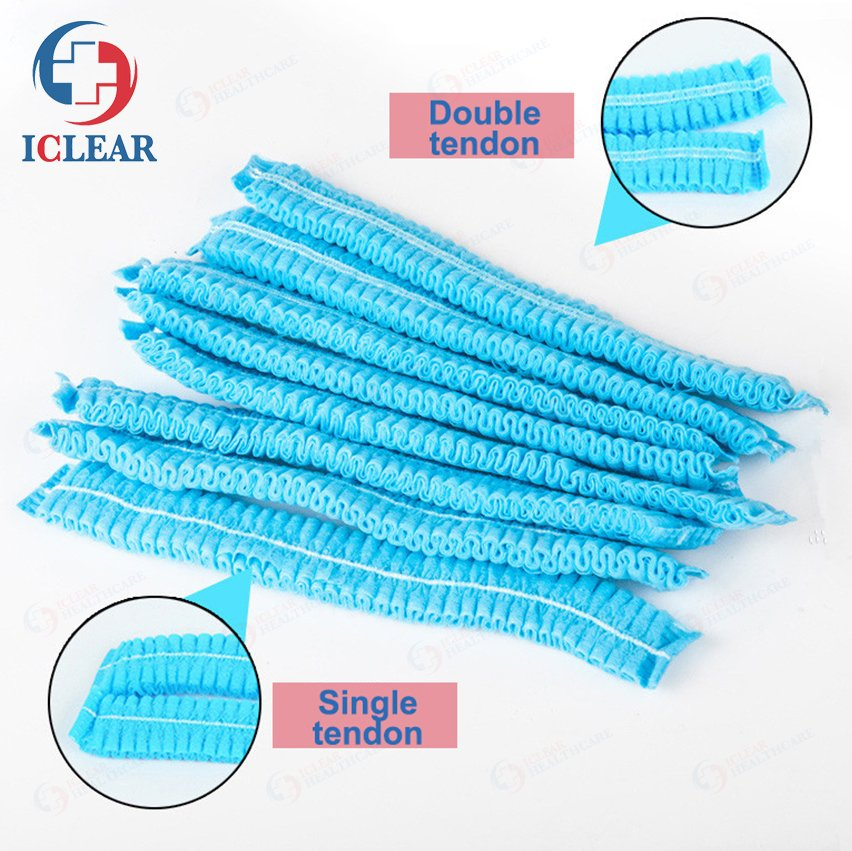 Factory Price Disposable Bouffant Head Mob Cap Doctor Cap Surgeon Cap