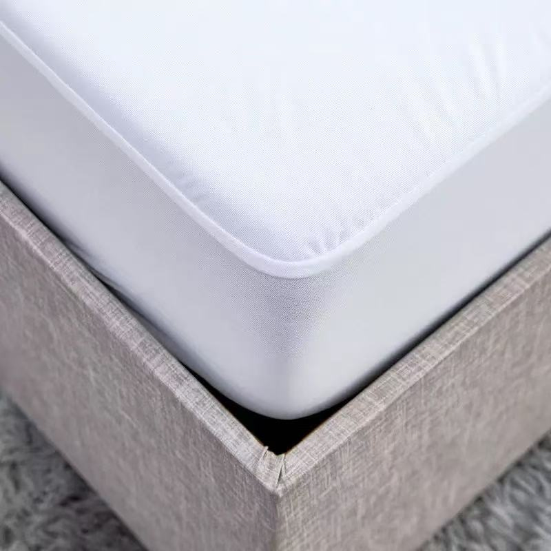 Noiseless, Durable, Breathable Recyclable Jersey TPU Spill-Proof Waterproof Mattress Protector Mattress Cover