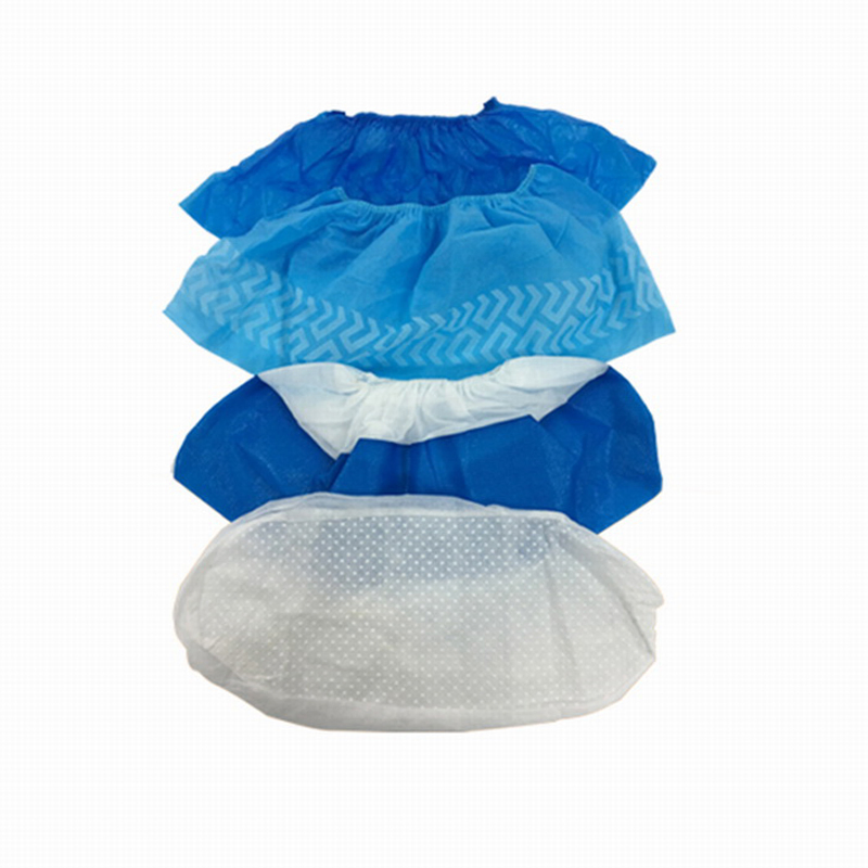 Disposable Nonwoven Antistatic Waterproof CPE Plastic Surgical Medical Non-Slip Protectors Boot Shoe Cover for Hospital Daily Protection