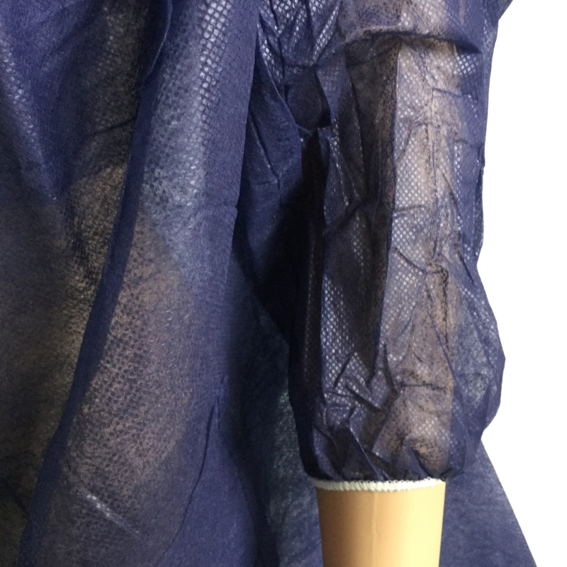 Disposable Non Woven Lab Coat Hospital Visitor Coat