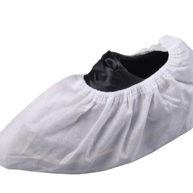High Quality Protective Shoe Cover Standard Level Blue Disposable Non Woven Shoe Cover