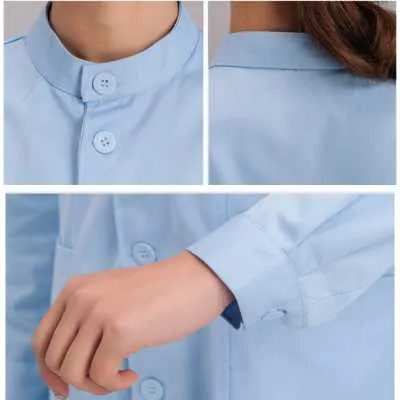 Lab Coat Fabric Detail