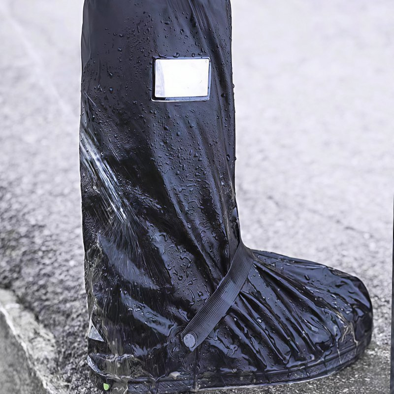 Windproof Abrasion-Resistant High-Position Waterproof Rain Shoe Foot Covers