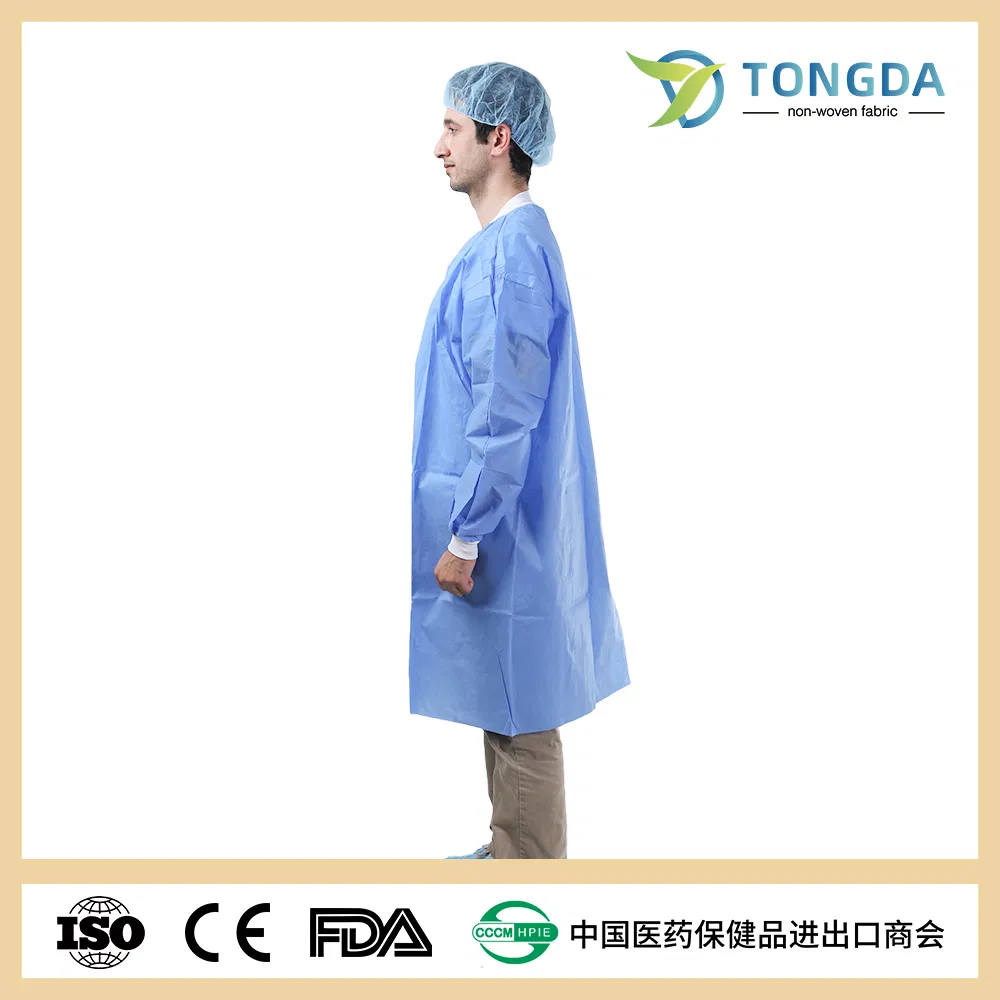 Factory PP Disposable Dustproof Lab Coat