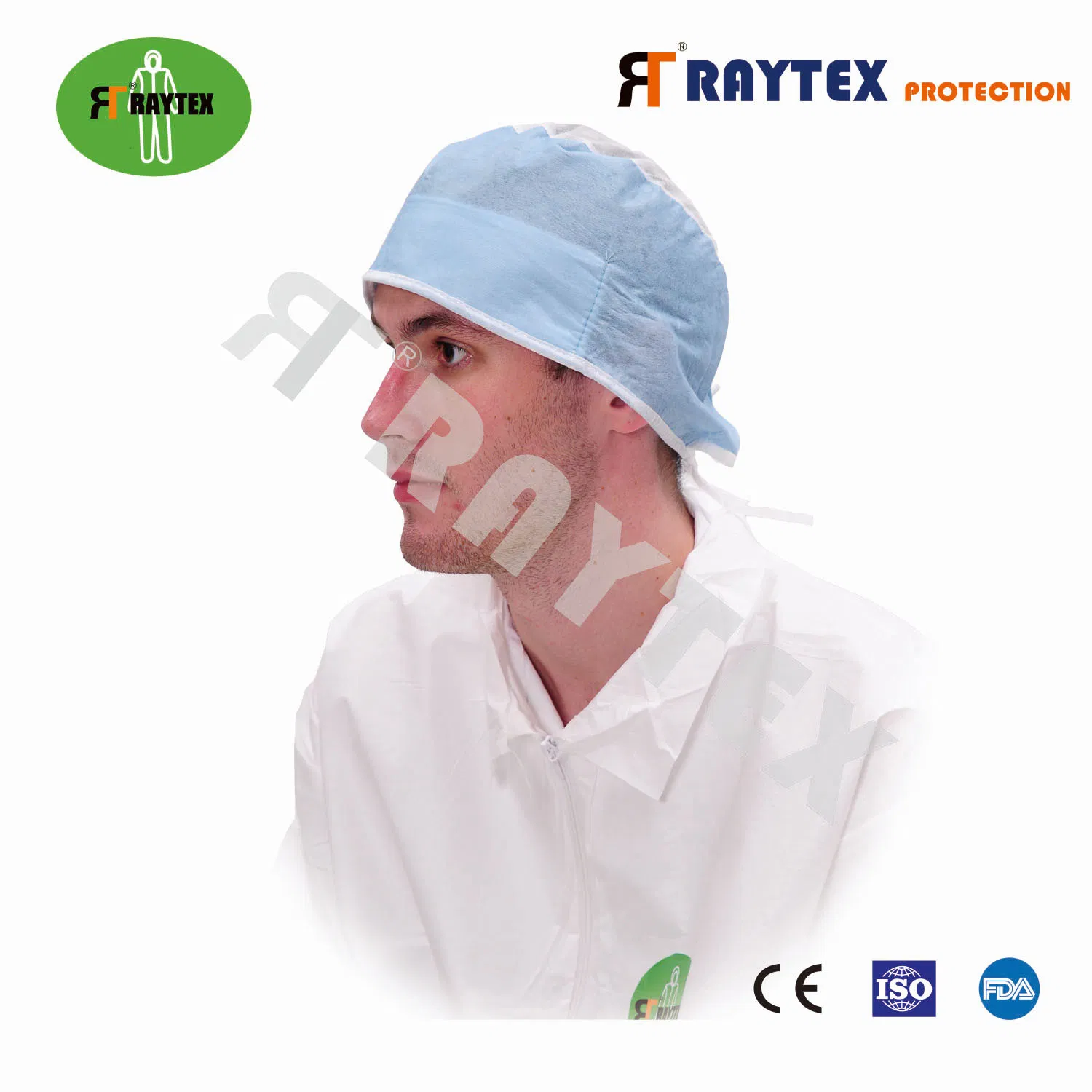 Nonwoven/SMS/PP/Crimped/Pleated/Strip/Surgeon Surgical Cap for Hospital Surgical Use