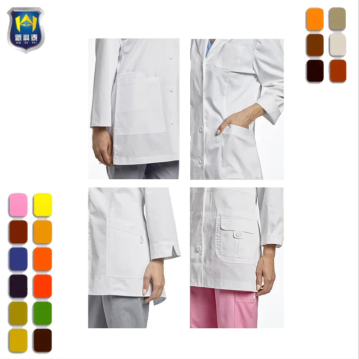 Doctor White Lab Coat Side View