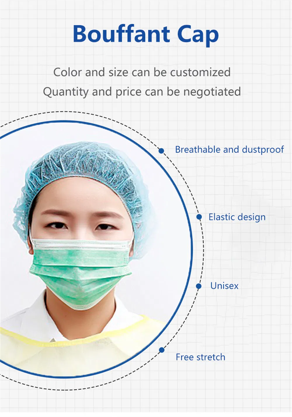 Bouffant Cap Detail 1