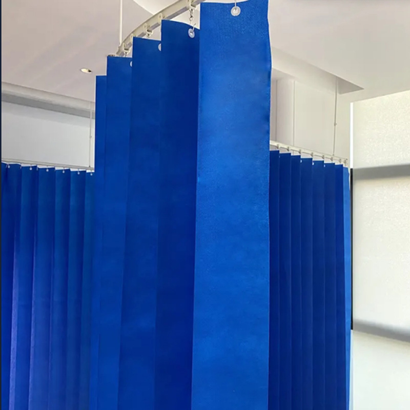 Esun Blue Non-Woven Fabric Medical Flame Retardant Hospital Partition Curtain