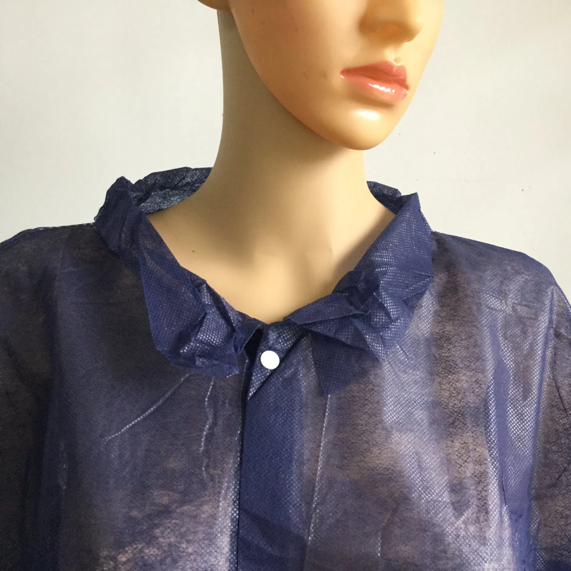 Disposable Non Woven Lab Coat Hospital Visitor Coat