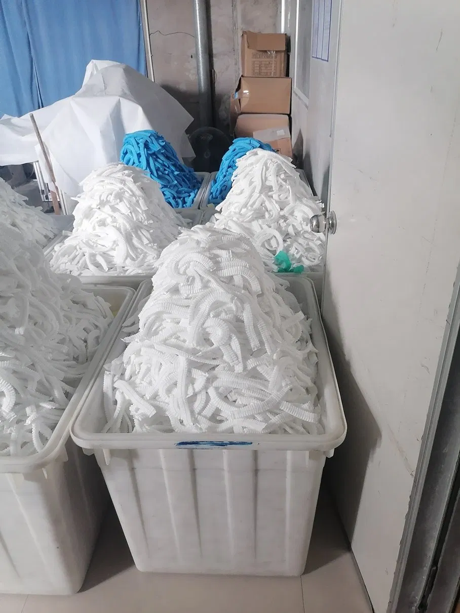 Disposable Elastic Clip Cap Bouffant Hat Folding Caps