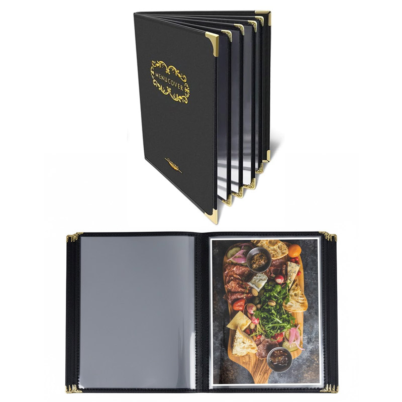 Restaurant Menu Sleeves &amp; Menu Covers, Professional Cover for Menu Booklets