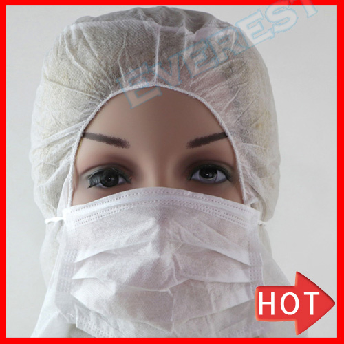 PP/PE/Shower/Mob/Mop/Round/Bouffant/Nurse Clip/Crimped/Pleated/Strip Hairnet, Chef/ Doctor/Medical/Surgical/Surgeon/Round/Non Woven/Non-Woven Disposable Cap