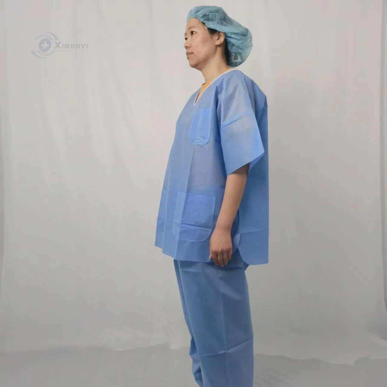 SMS Non-Woven Fabric Medical Isolation Gowns and Surgical Drapes Are Available for Customization.