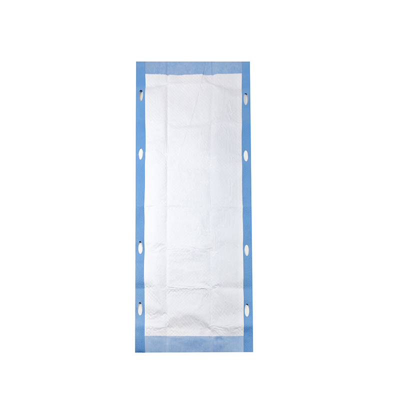 Disposable Medical Transfer Underpad with Handles Waterproof Absorbent Patient Transfer Sheet for Hospital Nursing Care