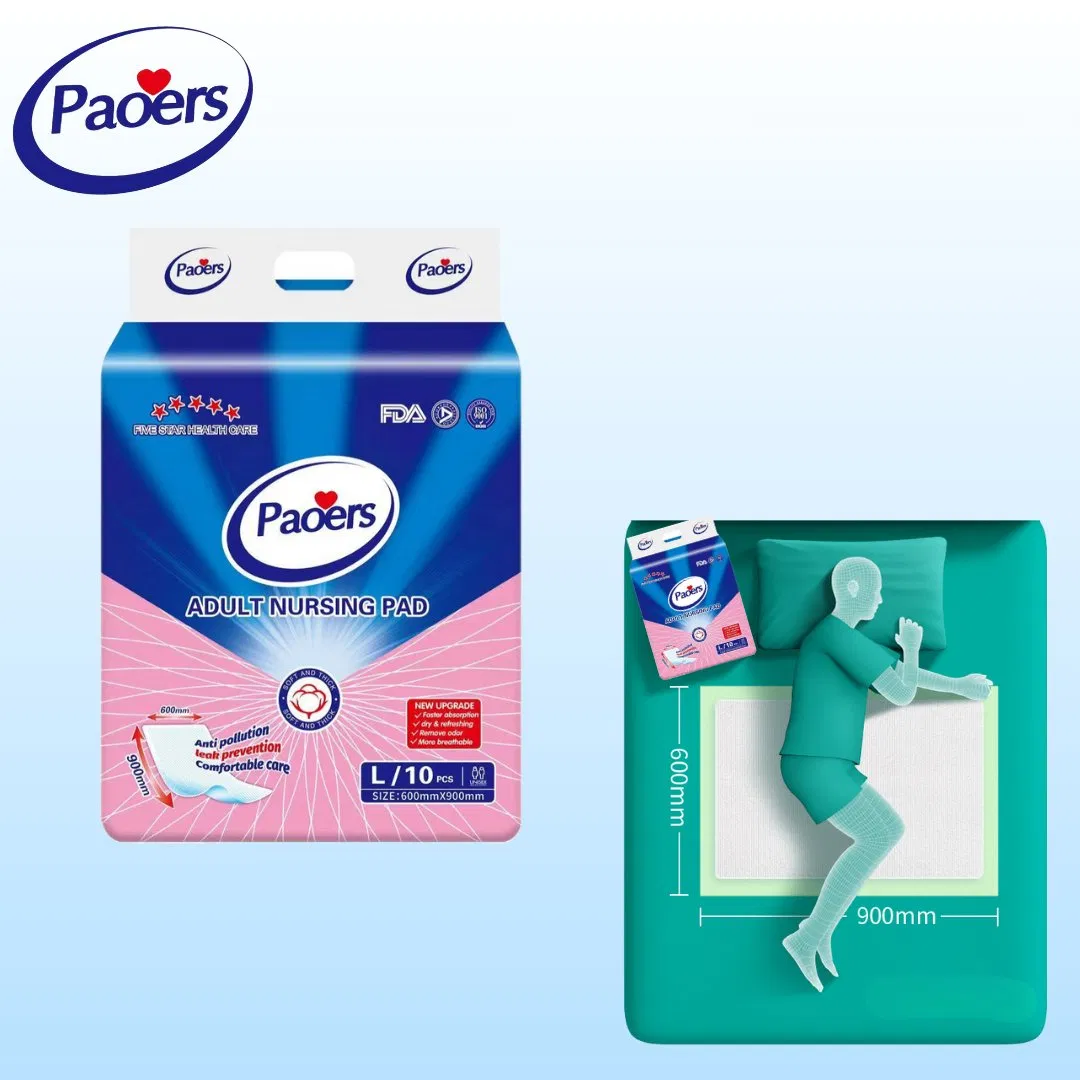 Medical Grade Disposable Absorbent Chux Pads Incontinence Underpads Bed Pads for Medical Surgery