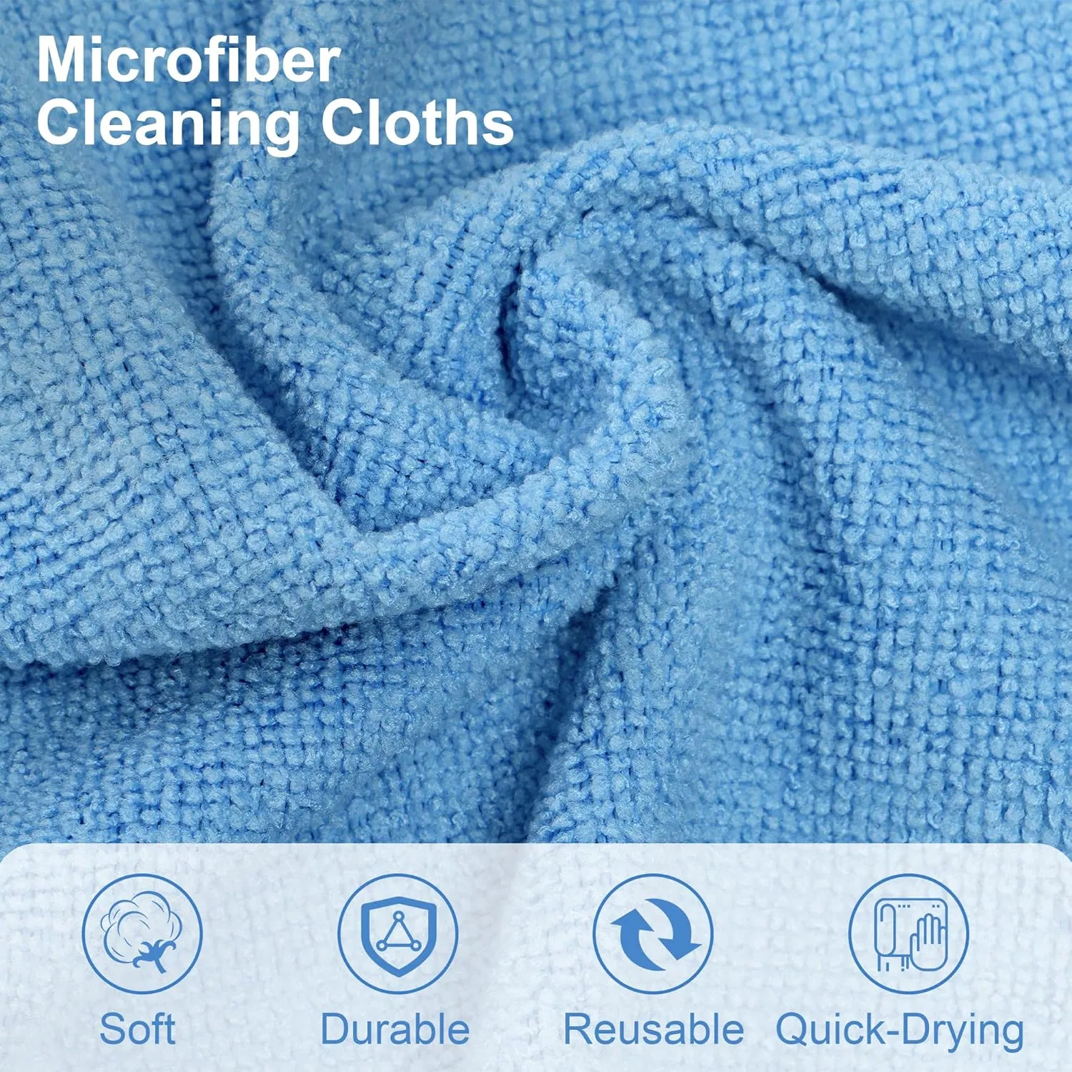 Mrloga Microfiber Towels Rolls Microfiber Disposable Towels Washable Microfibre Cleaning Cloths