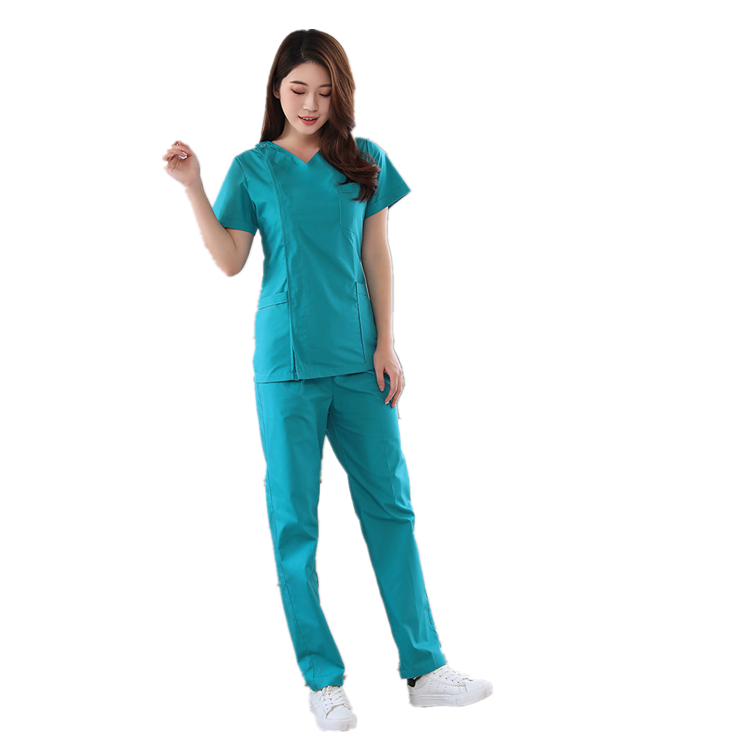 Stretch Nurse Wear Medical Hospital Nursing Uniform Surgical Scrub Suit