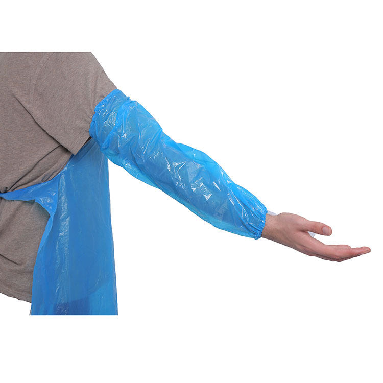 Plastic Waterproof Polyethylene Disposable Arm Sleeve Cover 18" Oversleeves