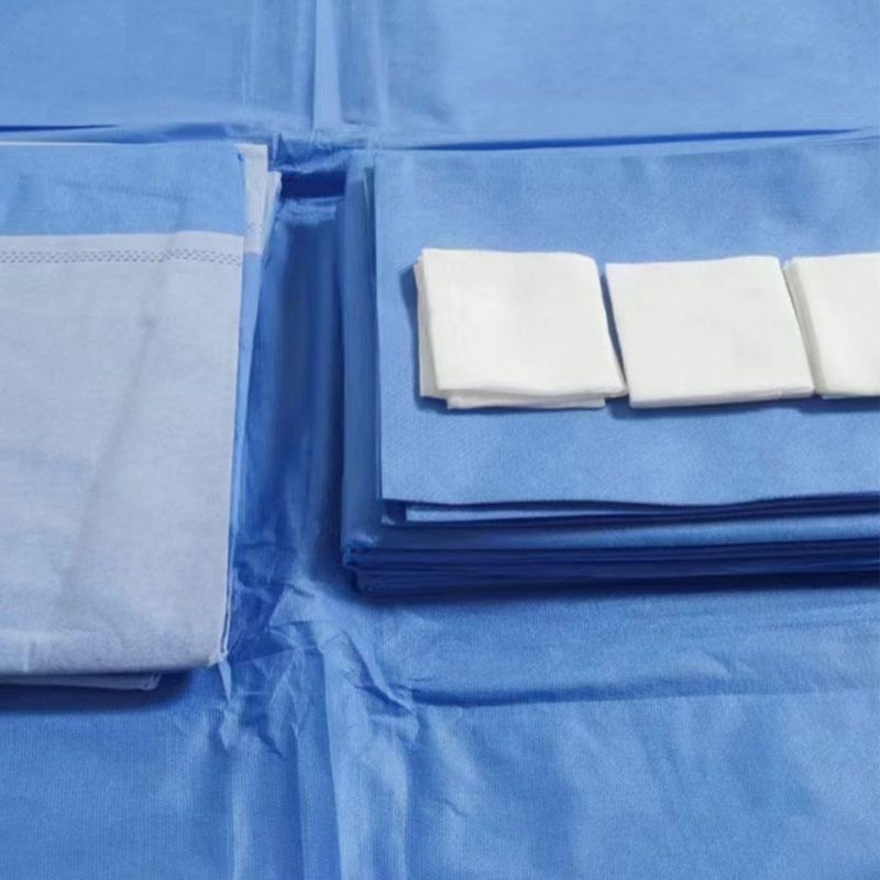 Medical Single Use Eo Sterile Custom Surgical Procedure Packs Disposable Sterile General Surgery Kits for Hospital