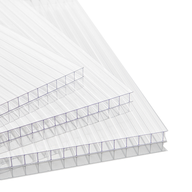 UV Protective Twin Wall Polycarbonate Hollow Sheet for Swimming Pool Cover