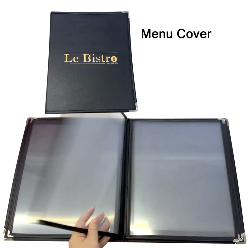 Restaurant Menu Sleeves &amp; Menu Covers, Professional Cover for Menu Booklets