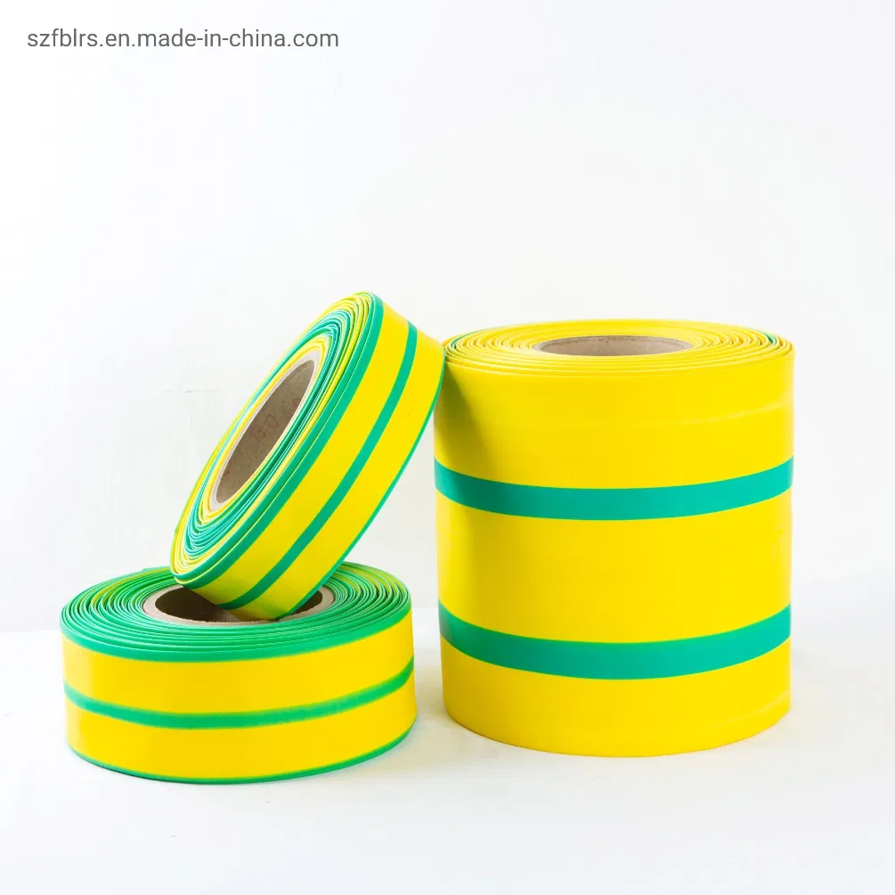 Free Delivery Yellow Green Heat Shrink Tube Sleeve Data Cable Protective Cover
