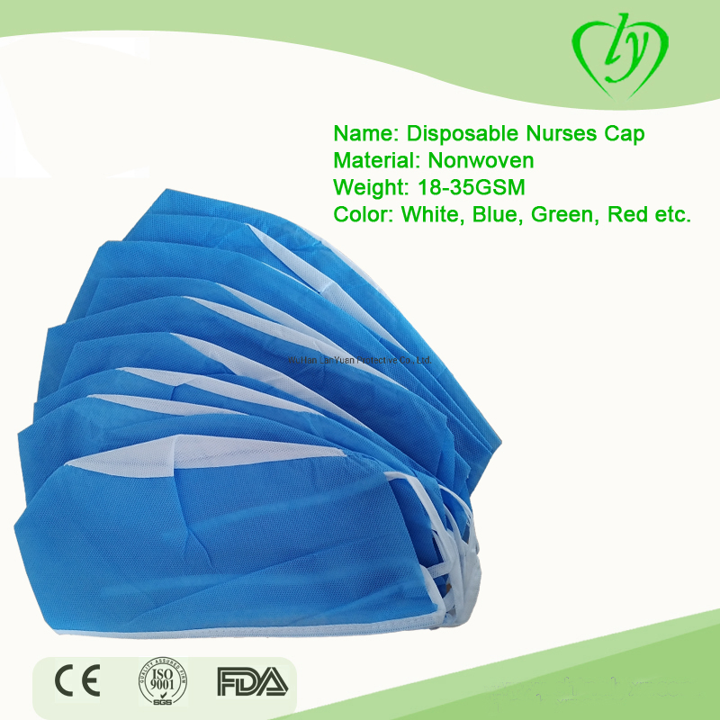 Factory Price Non-Woven Doctor Operating Room Surgeon Hat Surgical Cap