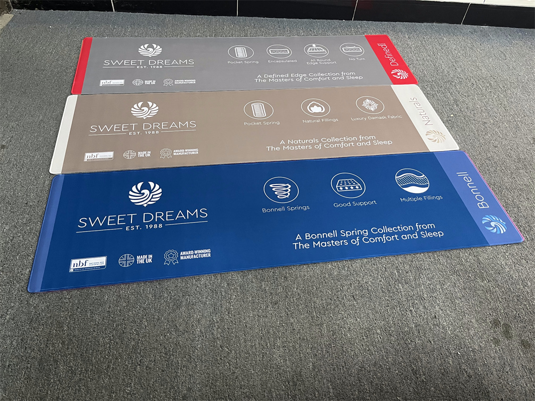 Custom Advertising 100% Recycled Promotional Mattress Foot Protector Foot Mat Protector for Mattress