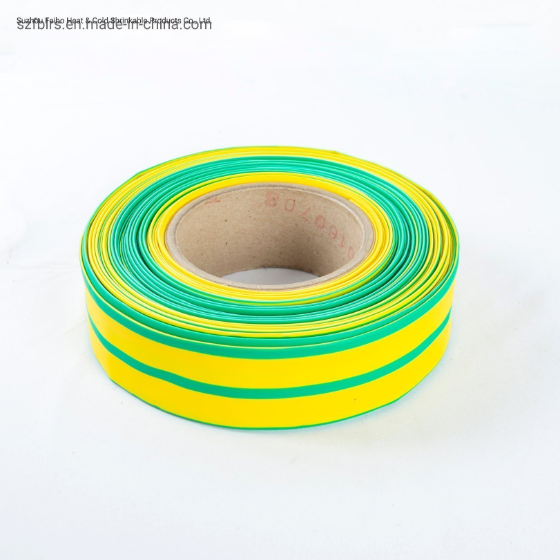 Free Delivery Yellow Green Heat Shrink Tube Sleeve Data Cable Protective Cover