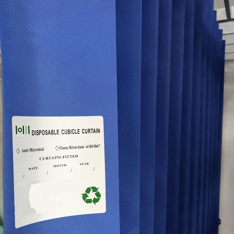 Factory Price Anti Bacterial Fire Retardant Hospital Curtain Medical Disposable Curtain