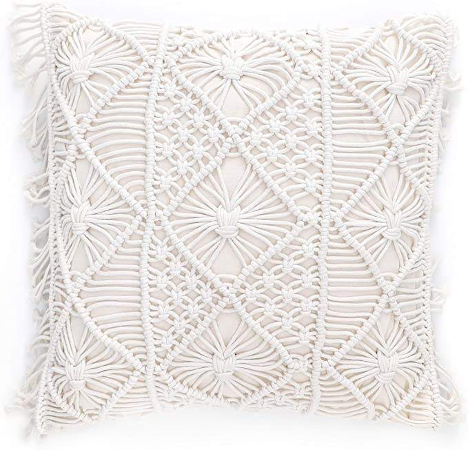 Boho Custom Home Decor Macrame Decorative Pillow Cover 45*45cm