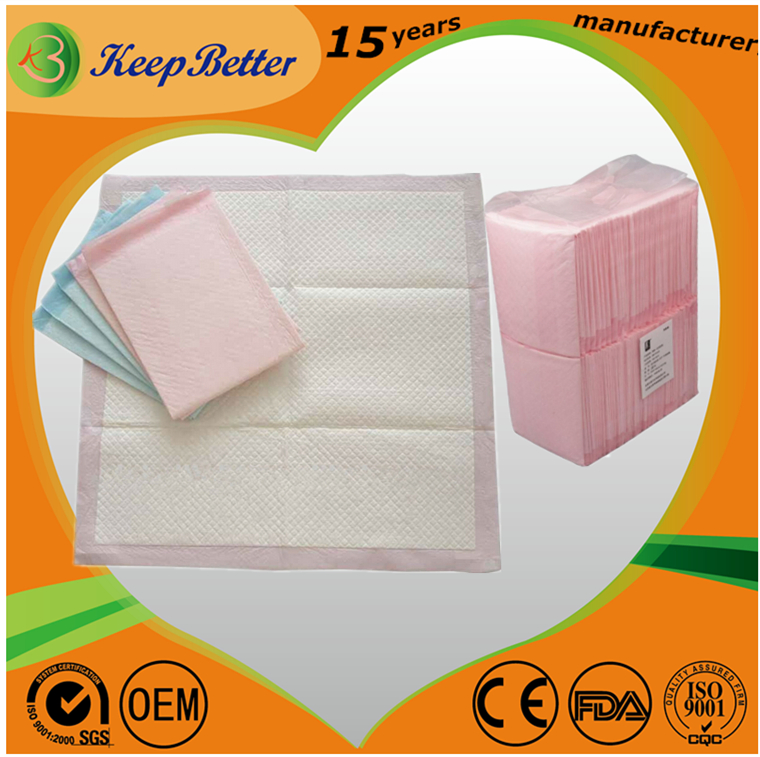 Medical Nursing Home Supermarket Pharmacy Supply Disposable Incontinence Product Absorbent Adult Chux Bed Urine Wetting Pad Mat Sheet Underpad for Hospital