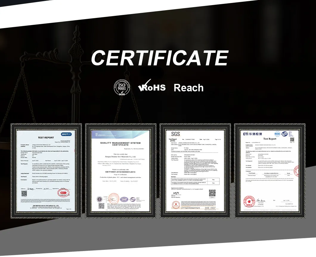 Certification Documents