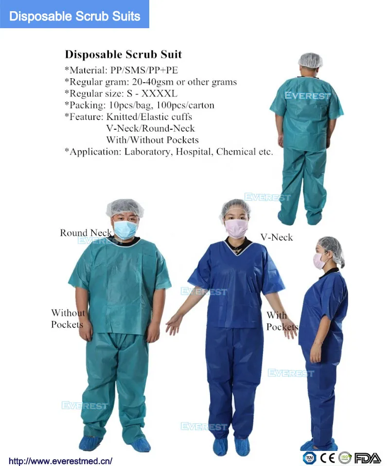 Disposable Scrubs Suit 5