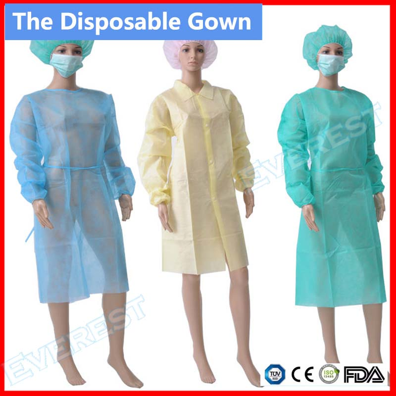 Long Sleeve Disposable Examination/Patient Gown