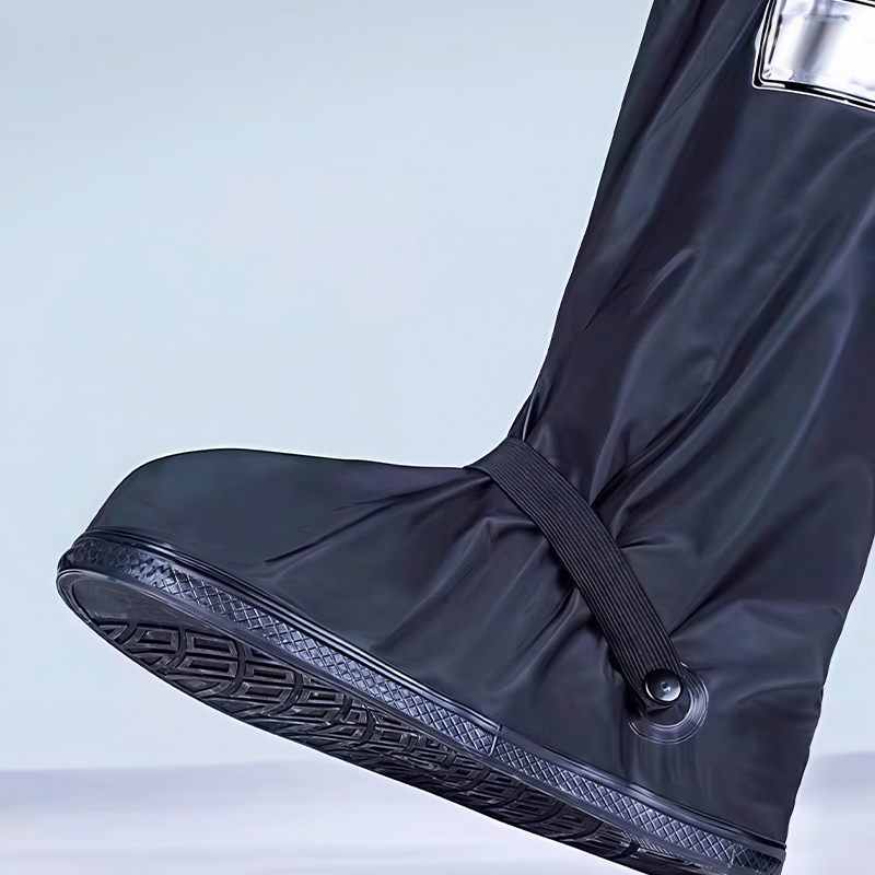 Windproof Abrasion-Resistant High-Position Waterproof Rain Shoe Foot Covers