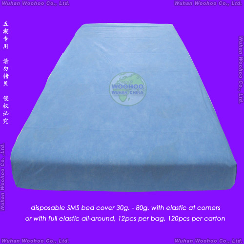 Waterproof Hospital Exam/Surgical/Medical Examination/Plastic/SMS/CPE/PVC/Tissue Paper+PE Film Table/Couch/Mattress/Bed/Disposable Nonwoven PP Pillow Cover