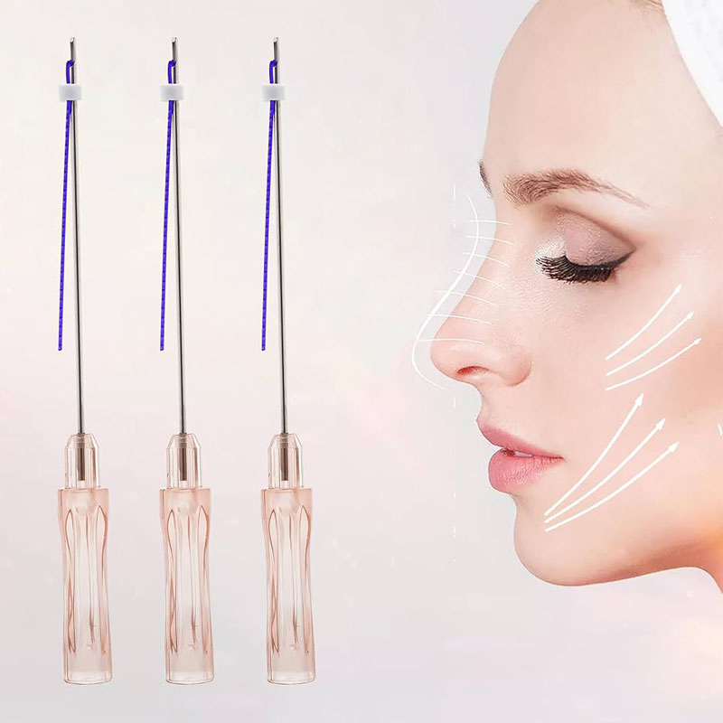 Premium Pdo Threading Kit with Long 100mm Needle for Aesthetic Procedures