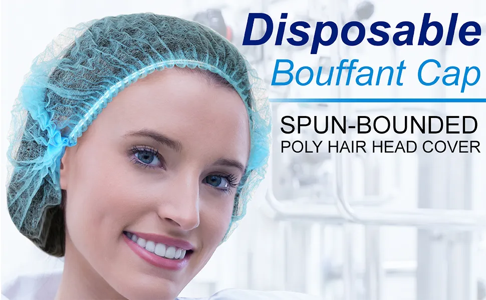 Disposable Nonwoven Bouffant Cap