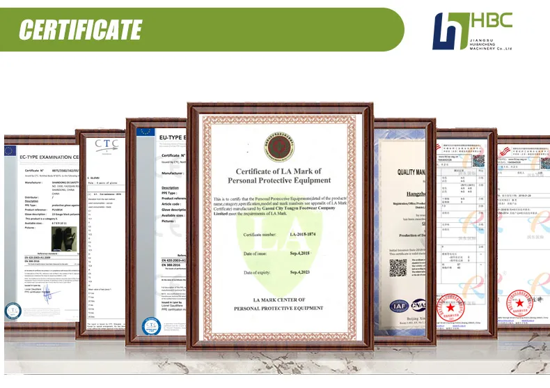 Certifications