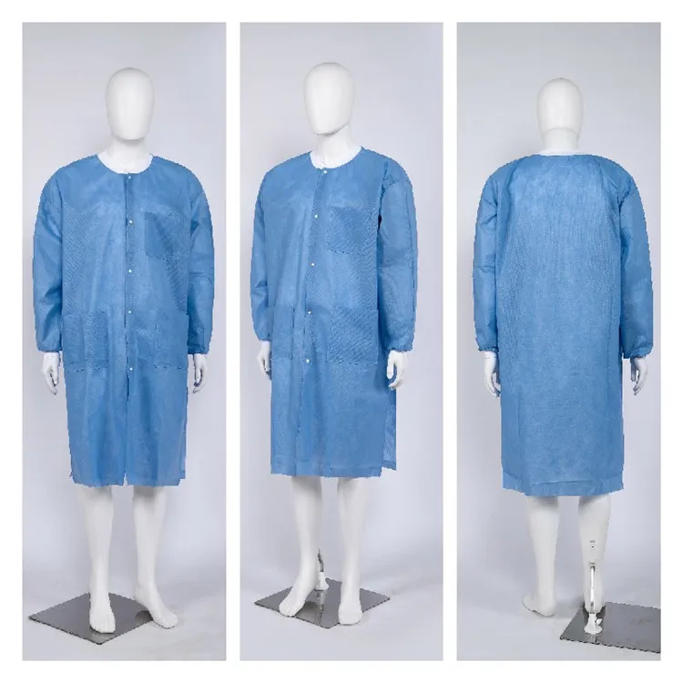 Disposable Lab Coat Blue