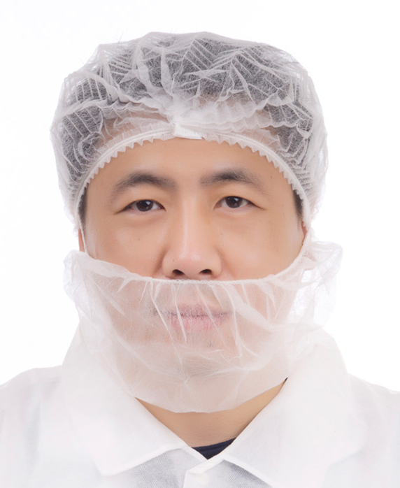 Disposable Soft Nylon Ear-Loop Beard Cover with Single Elastic